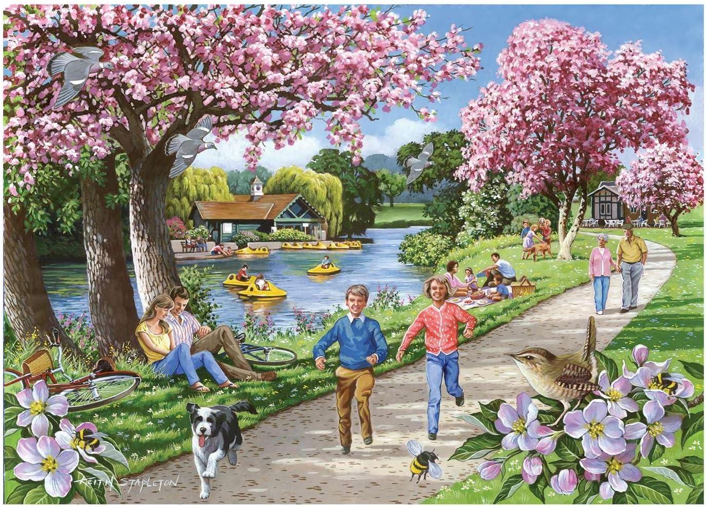 House of Puzzles Apple Blossom Time Jigsaw Puzzle (1000 Pieces)