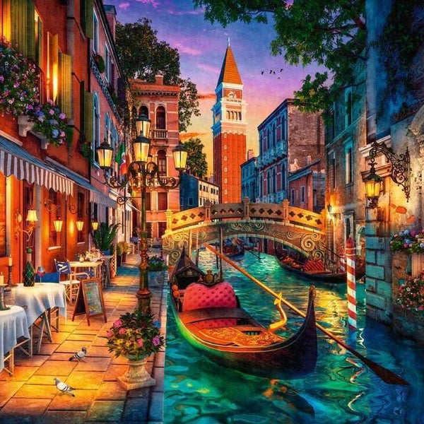 Ravensburger Canal Cruise in Venice Jigsaw Puzzle (1000 Pieces)