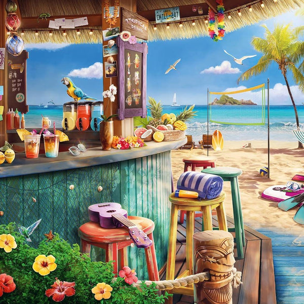 Ravensburger Beach Bar Breezes Jigsaw Puzzle (1500 Pieces)