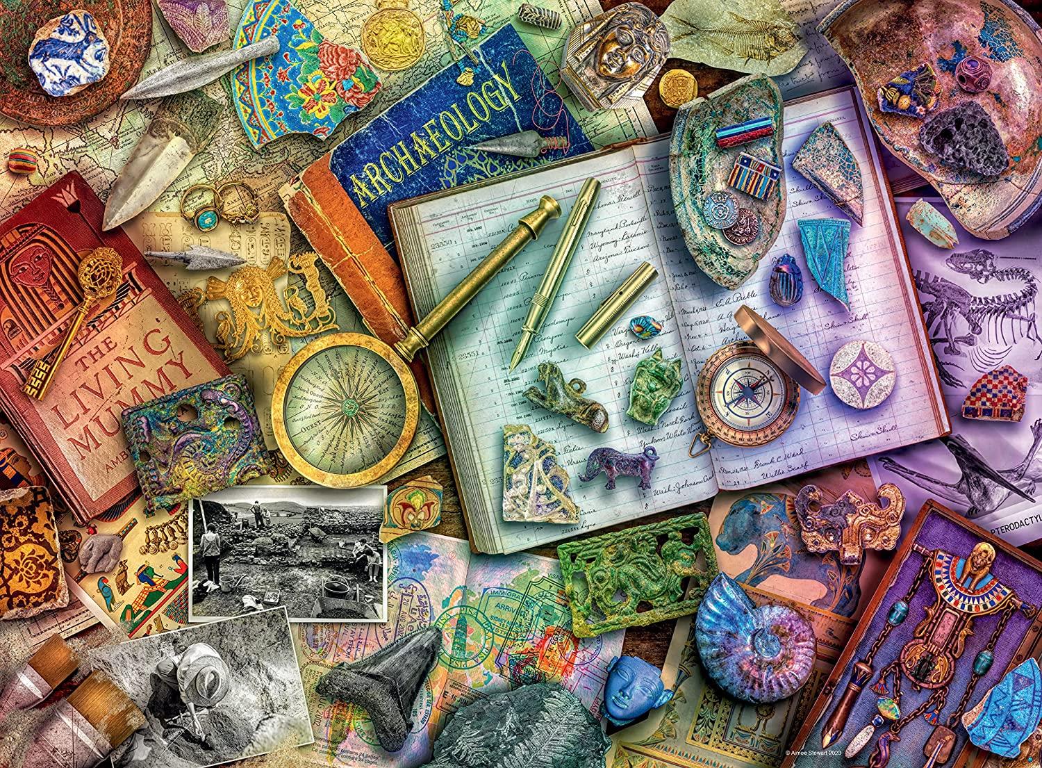 Ravensburger The Archaeologist's Desk Jigsaw Puzzle (500 Pieces)