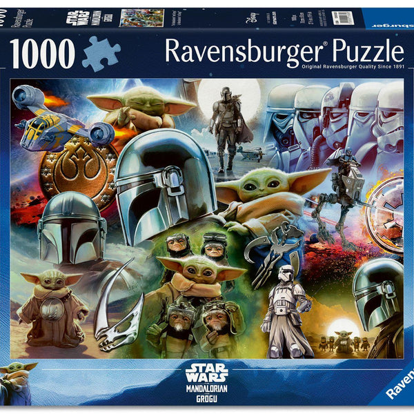 Ravensburger Star Wars Mandalorian and Grogu Jigsaw Puzzle (1000 Pieces)