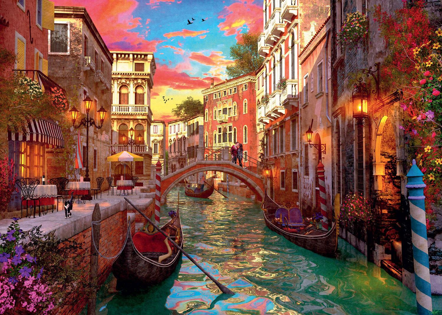 Ravensburger Venice Romance Jigsaw Puzzle (1000 Pieces) DAMAGED