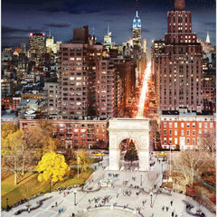 Galison Stephen Wilkes Day To Night Washington Square Park Jigsaw Puzzle (1000 Pieces)