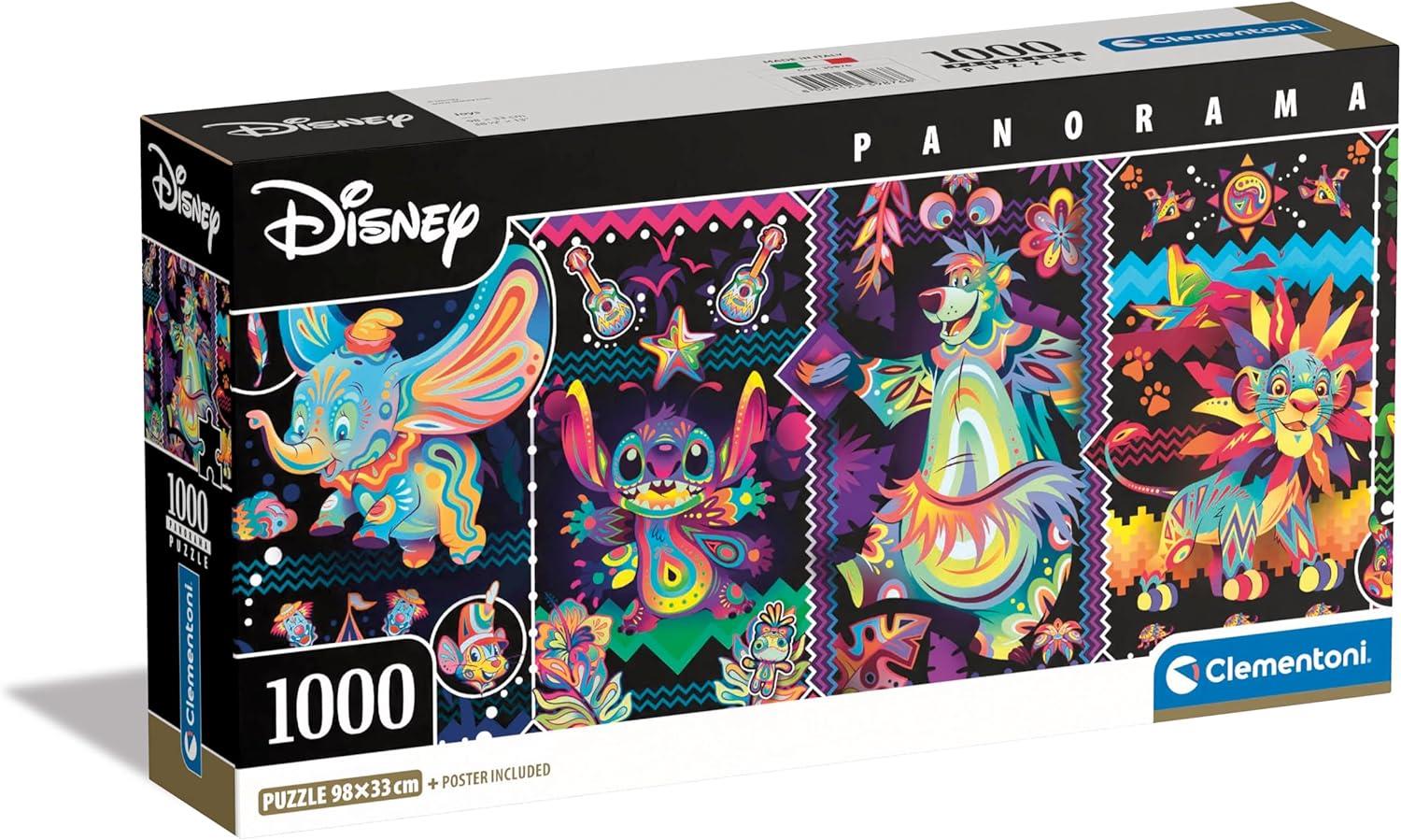 Clementoni Disney Joy Panorama Jigsaw Puzzle (1000 Pieces)