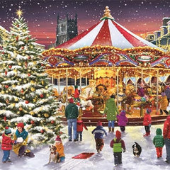 Clementoni Christmas Village Panorama Jigsaw Puzzle 1000 Pieces - New but box not sealed