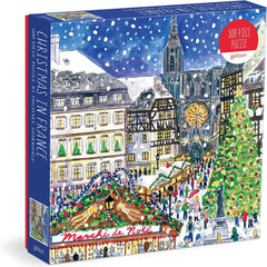 Galison Christmas in France, Michael Storrings Jigsaw Puzzle (500 Pieces)