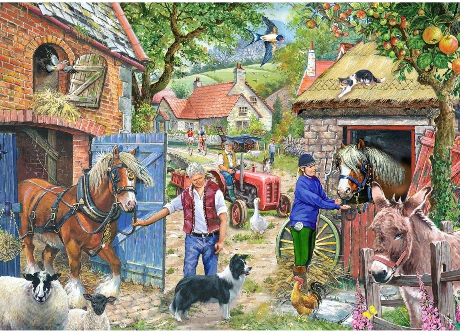 House of Puzzles Appletree Lane Jigsaw Puzzle (1000 Pieces)