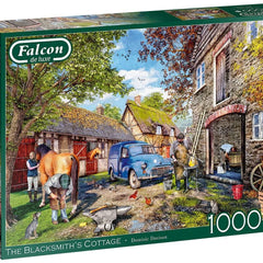 Falcon Deluxe The Blacksmith's Cottage Jigsaw Puzzle (1000 Pieces) DAMAGED BOX