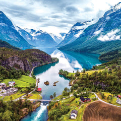 World's Smallest Jigsaw Puzzle - Norwegian Fjords (1000 Pieces)