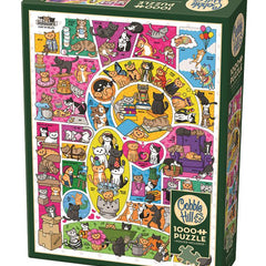 Cobble Hill Doodlecats Jigsaw Puzzle (1000 Pieces)