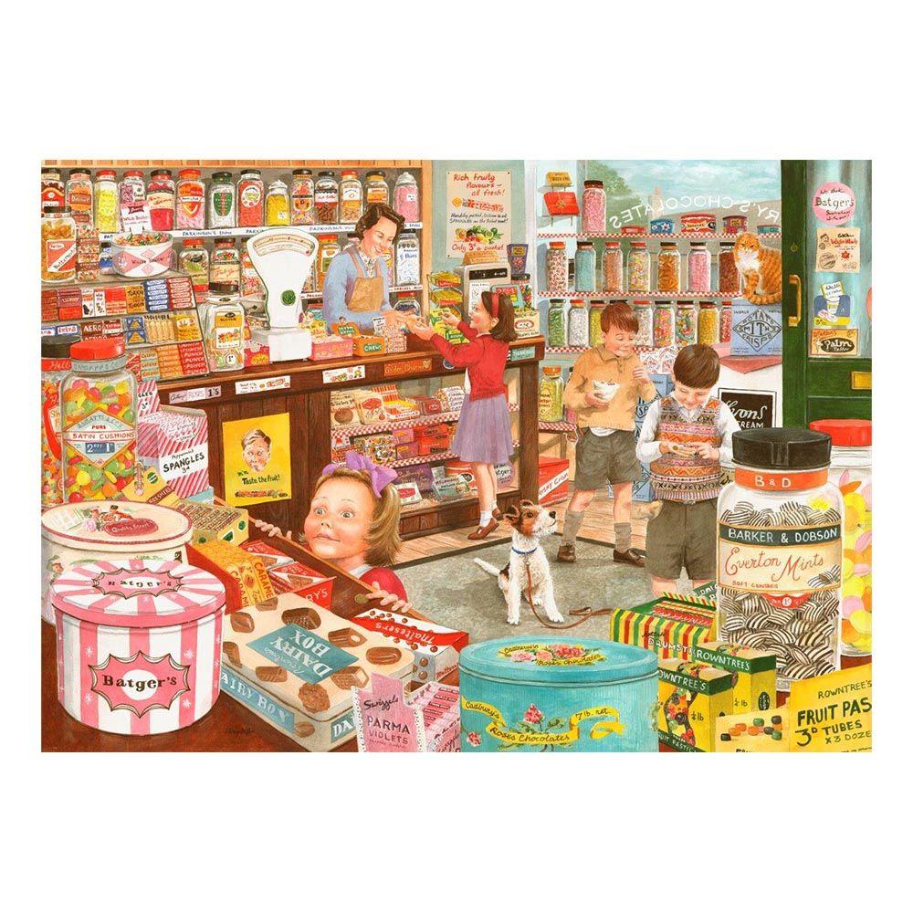 House of Puzzles Thrupenny Bits - Big Jigsaw Puzzle (500 XL Pieces)