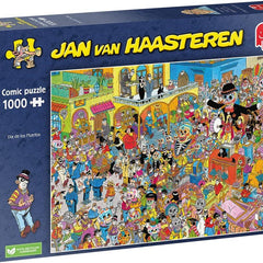 Jan Van Haasteren Dia de los Muertos (Day of the Dead) Jigsaw Puzzle (1000 Pieces) DAMAGED BOX