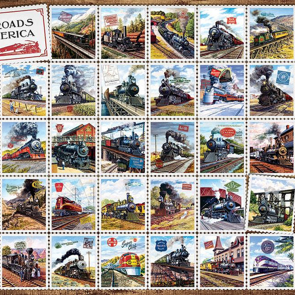 Cobble Hill Railroads of America Jigsaw Puzzle (1000 Pieces)