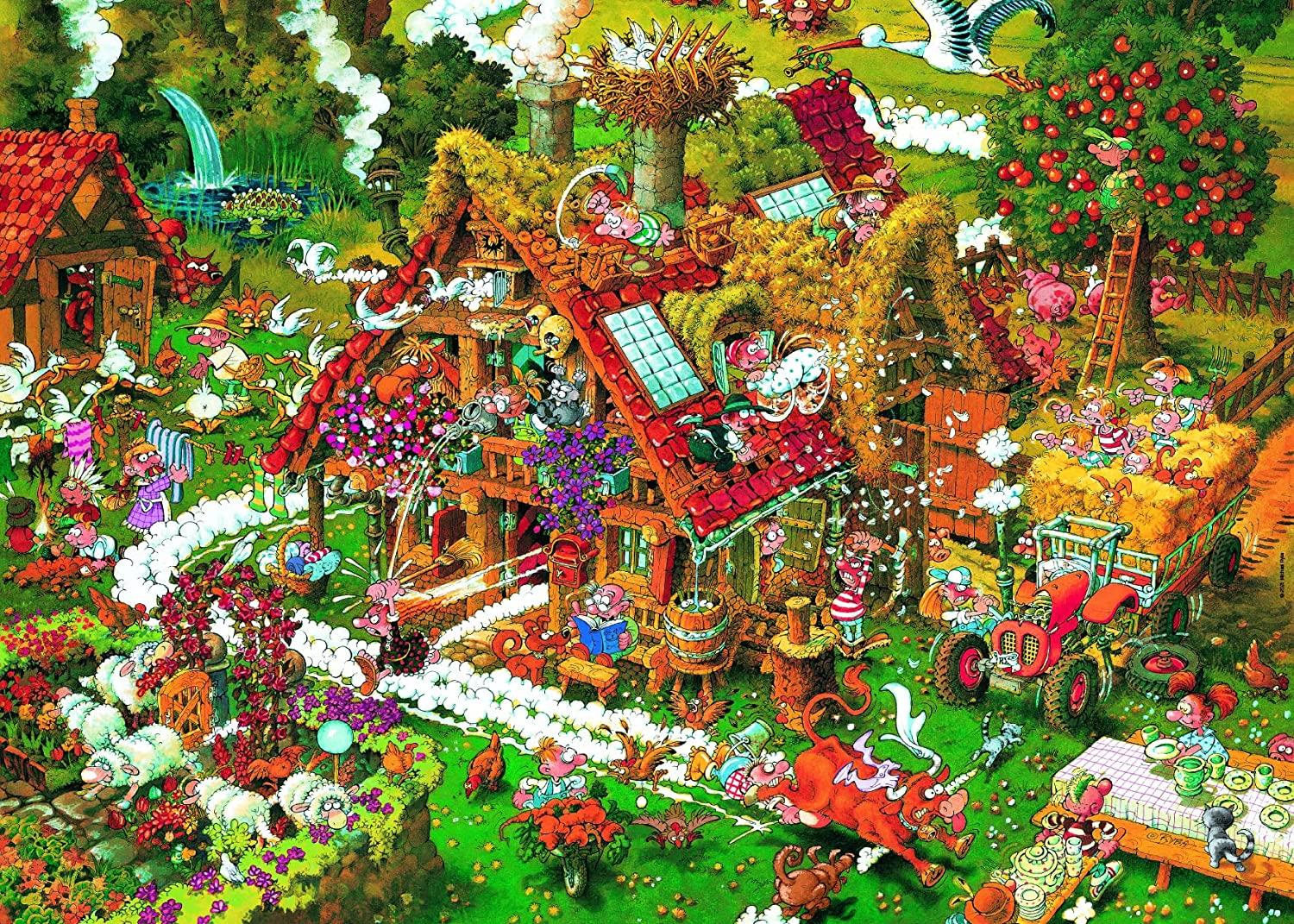 Heye Funny Farm Cartoon Classics Jigsaw Puzzle (1000 Pieces)
