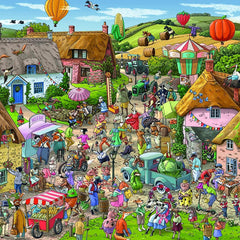 Heye Triangular Country Fair, Tanck Jigsaw Puzzle (1500 Pieces)