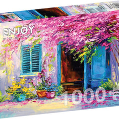 Enjoy Blooming Courtyard Jigsaw Puzzle (1000 Pieces)