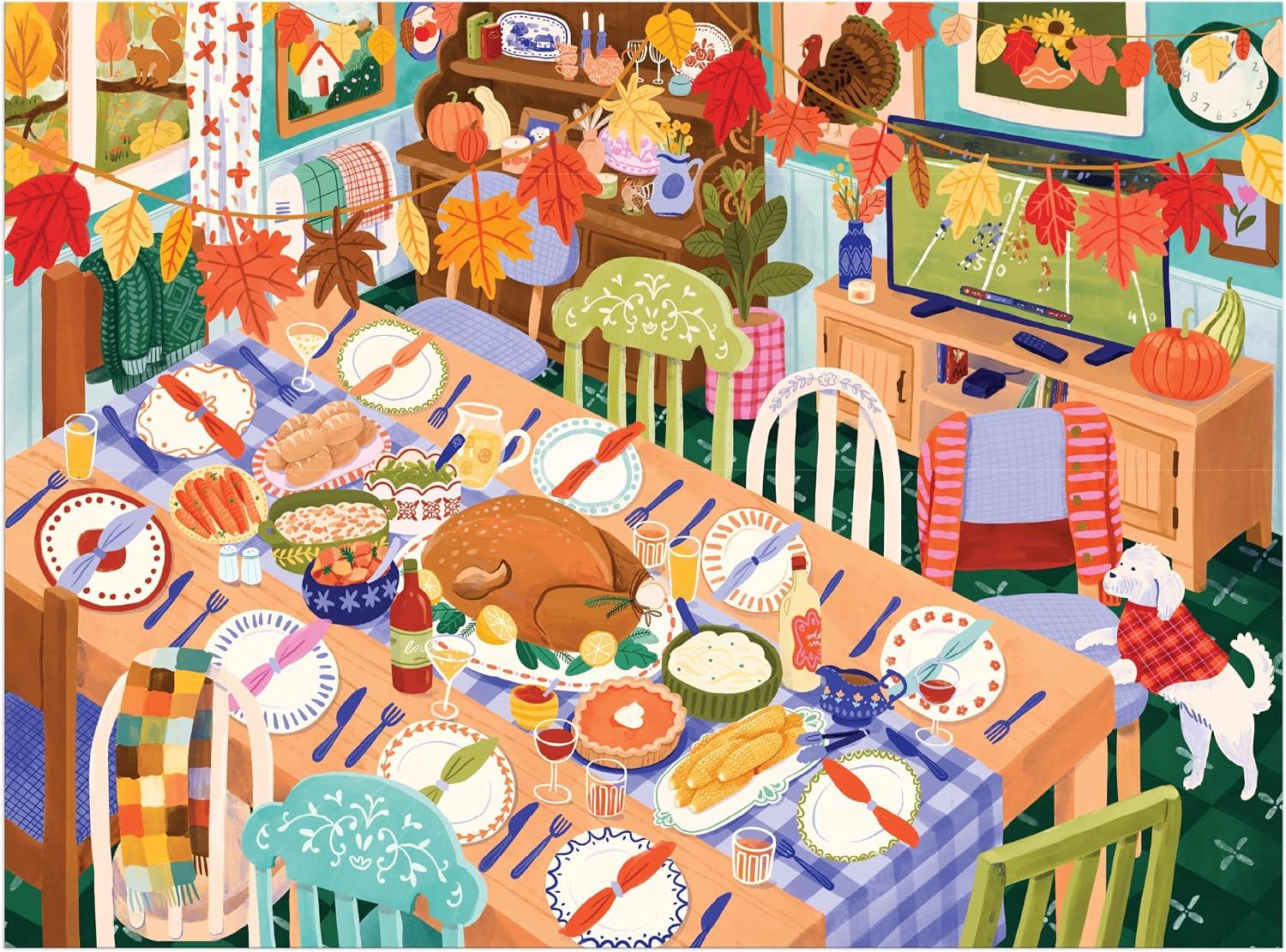 Galison Thankful Table Jigsaw Puzzle (1000 Pieces)