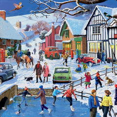 Ravensburger Leisure Days No 3 The Winter Village Jigsaw Puzzle (1000 Pieces) - DAMAGED  BOX