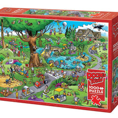 Cobble Hill Doodletown: Par for the Course Jigsaw Puzzle (1000 Pieces)