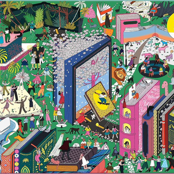 Galison Book World Jigsaw Puzzle (1000 Pieces)