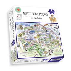 Map of North York Moors,  Tim Bulmer Jigsaw Puzzle (1000 Pieces)