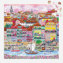 Galison Colors of Porto, Michael Storrings Jigsaw Puzzle (500 Pieces)