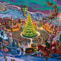 Schmidt Zac Kinkade Santa's North Pole Jigsaw Puzzle (1000 Pieces)