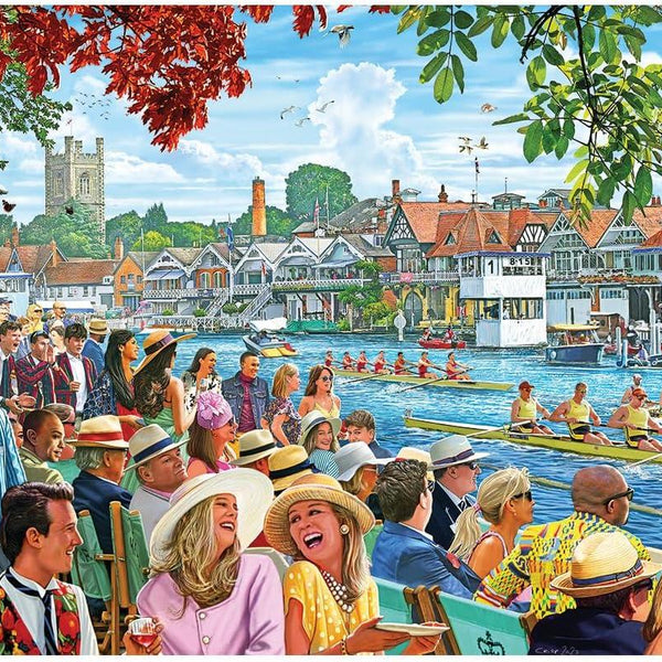 Gibsons Rowing at the Regatta Jigsaw Puzzle (1000 Pieces)