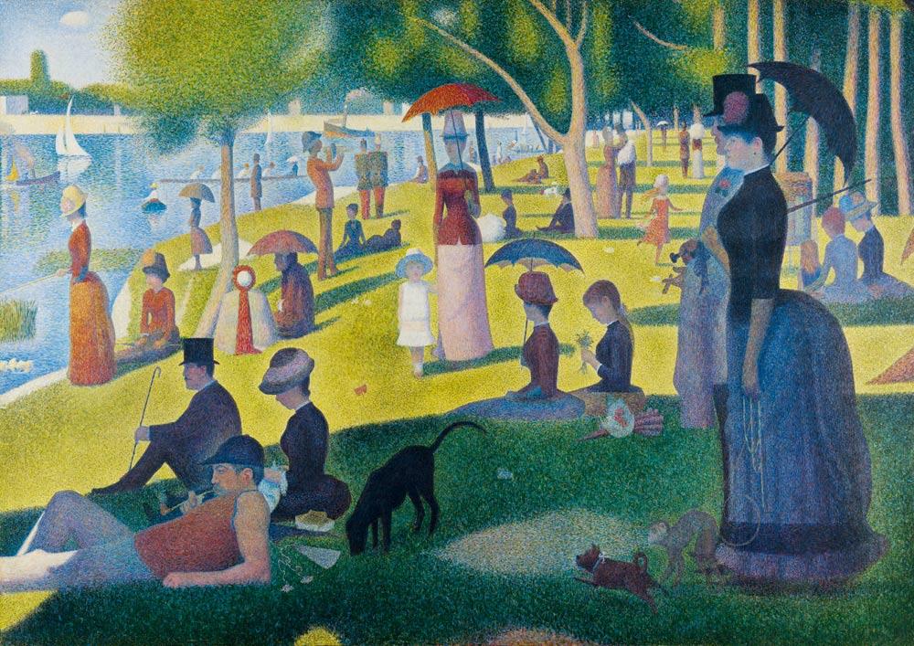 Bluebird Art Seurat - A Sunday Afternoon On The Island Of La Grande Jatte Jigsaw Puzzle (1000 Pieces)