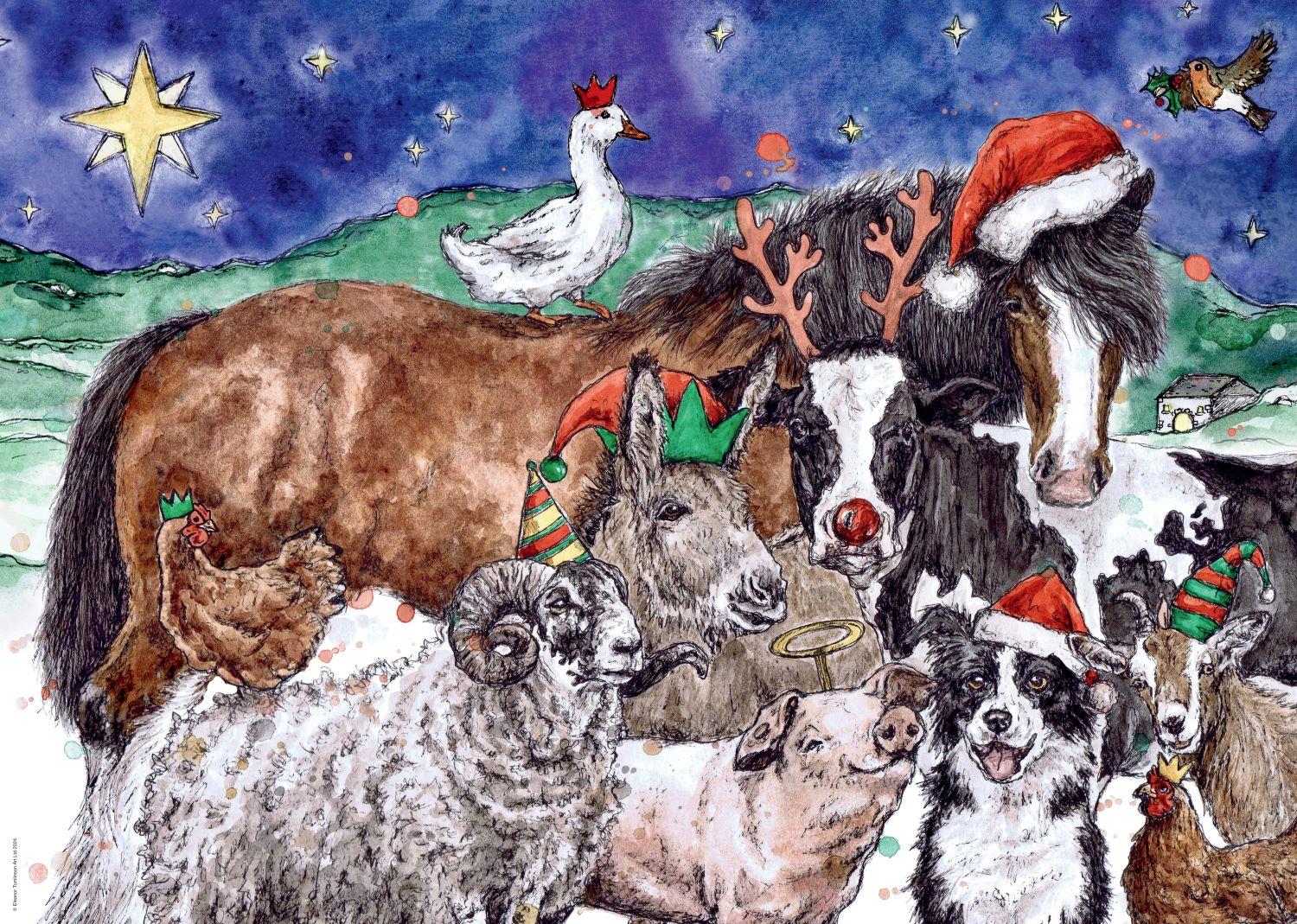 Ravensburger Herd It's nearly Christmas Jigsaw Puzzle (1000 Pieces)