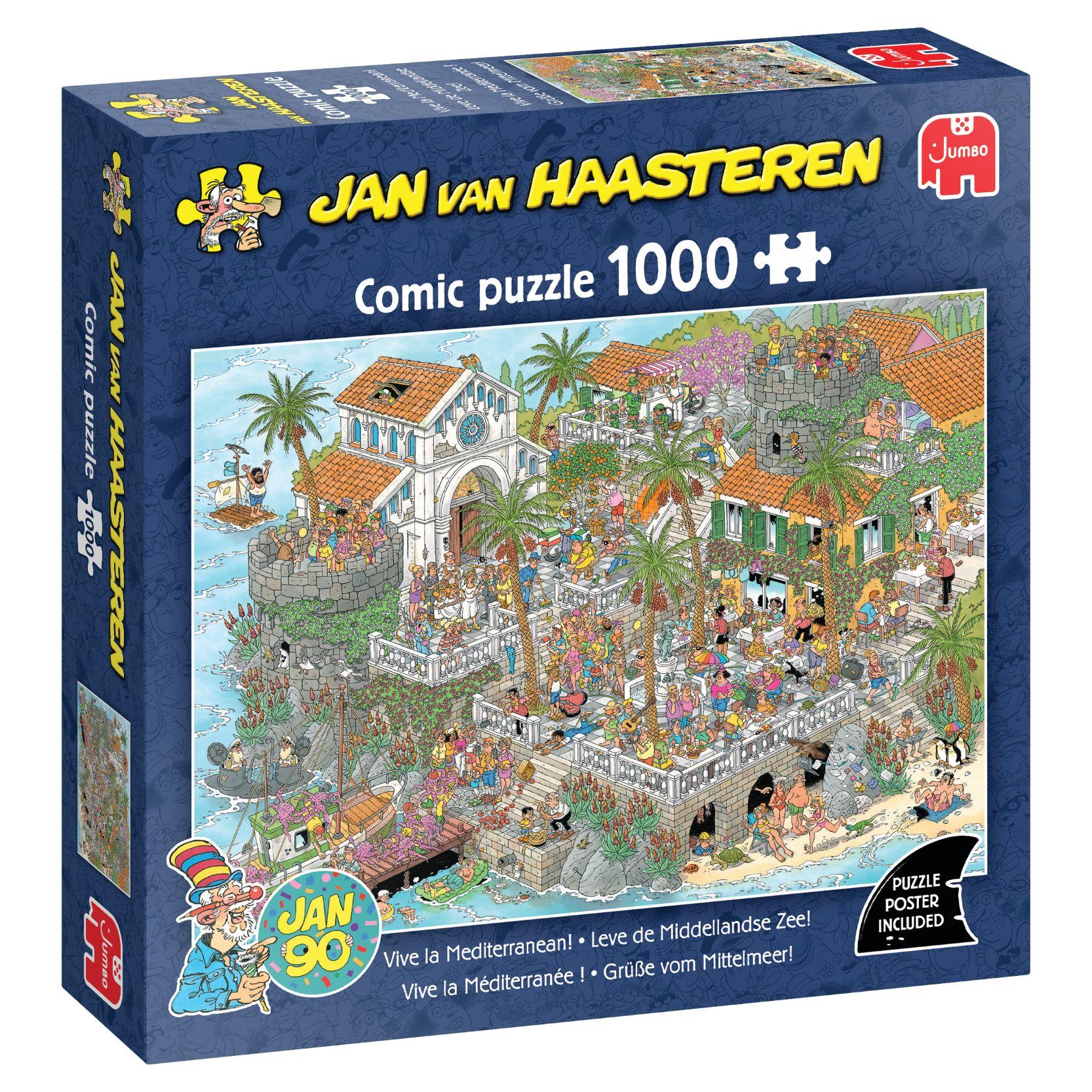 Jan Van Haasteren Vive La Mediterranean Jigsaw Puzzle (1000 Pieces) SEPTEMBER