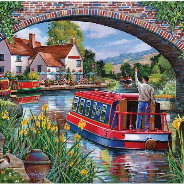 House of Puzzles Over & Under - Big Jigsaw Puzzle (500 XL Pieces)