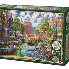Cobble Hill Amsterdam Canal Jigsaw Puzzle (1000 Pieces)