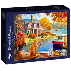 Bluebird Crisp Fall View Jigsaw Puzzle (500 Pieces)