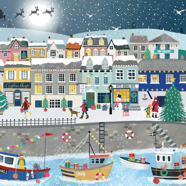 Ravensburger Coastal Christmas Jigsaw Puzzle (1000 Pieces)