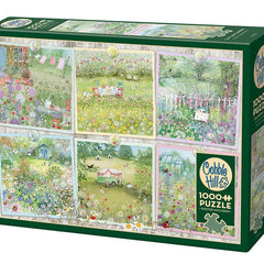 Cobble Hill Cottage Gardens Jigsaw Puzzle (1000 Pieces)