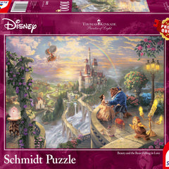 Schmidt Kinkade Disney Beauty & The Beast Falling in Love Jigsaw Puzzle (1000 Pieces)
