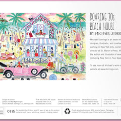 Galison Roaring 20s Beach House, Michael Storrings Jigsaw Puzzle (1000 Pieces)