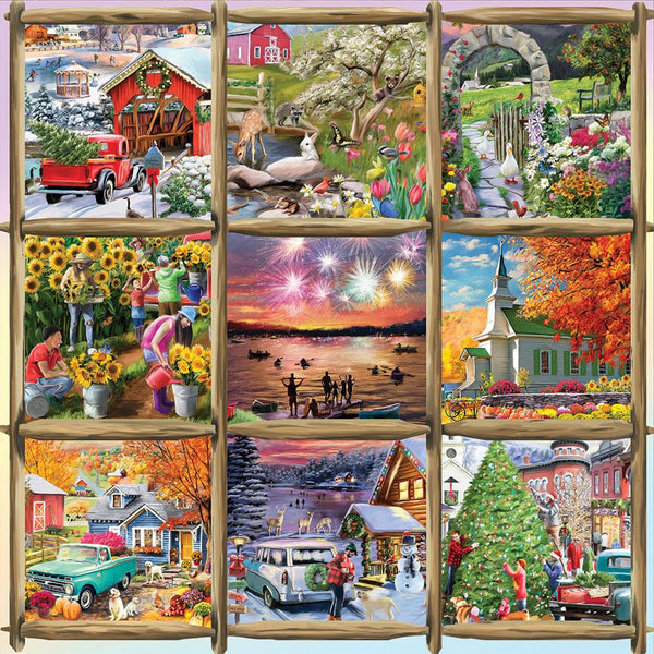 Alipson Seasonal Nine Square Jigsaw Puzzle (1000 Pieces)
