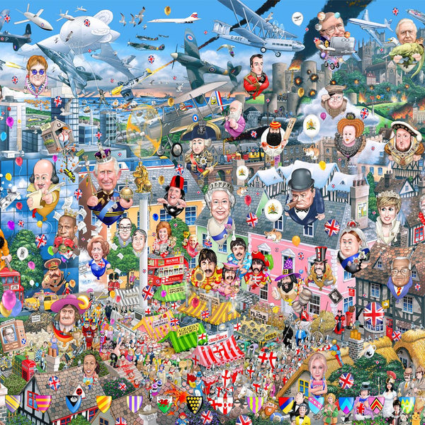 I Love GB Too! Mike Jupp Jigsaw Puzzle (1000 Pieces)