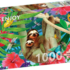 Enjoy Sweet Sloths Jigsaw Puzzle (1000 Pieces)