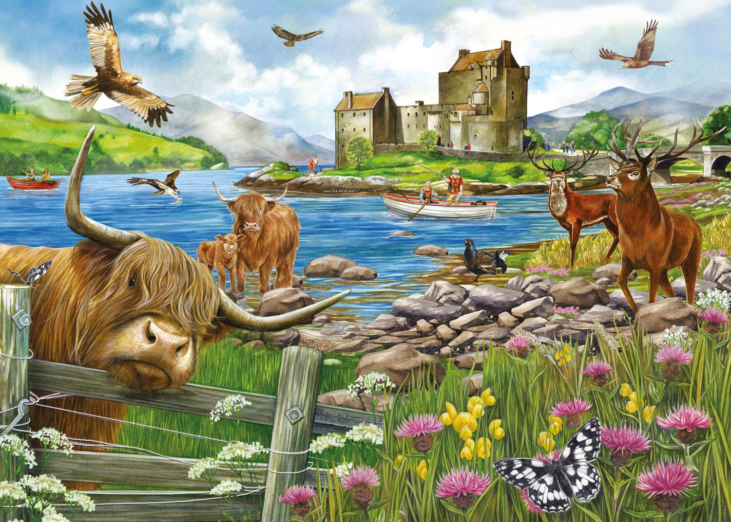 Otter House The Highlands Jigsaw Puzzle (1000 Pieces)