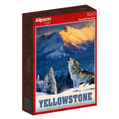 Alipson Yellowstone Wolf Jigsaw Puzzle (500 Pieces)