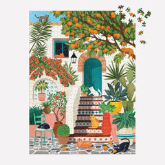 Galison Mediterranean Cats Jigsaw Puzzle (1000 Pieces)