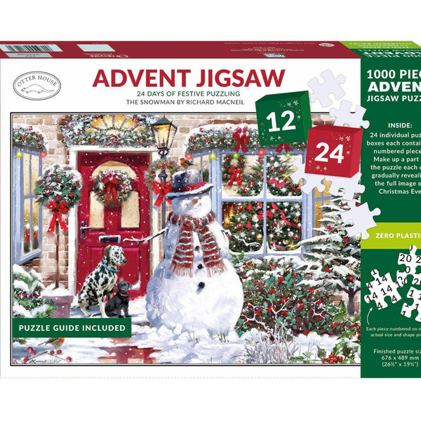 Otter House Advent Calendar - The Snowman Jigsaw Puzzle (1000 Pieces)