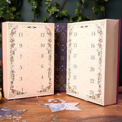 Gibsons Art File Tales of Christmas Advent Calendar 24 Mini Jigsaw Puzzles DAMAGED BOX