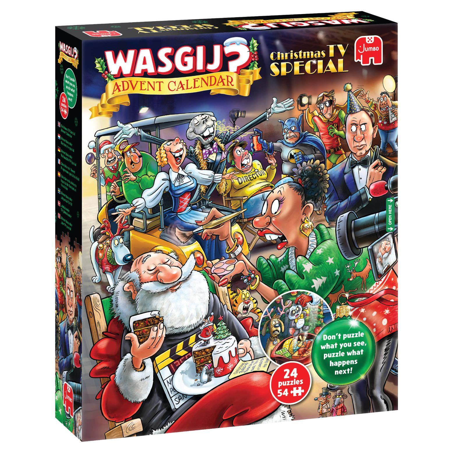 Wasgij Advent Calendar Christmas TV Special! Jigsaw Puzzles (24 x 54 Pieces)