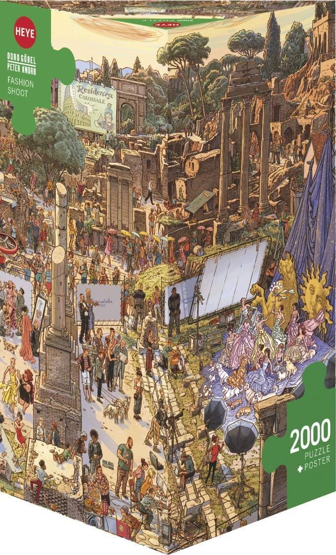 Heye Triangular Fashion Shoot, Gobel/Knorr Jigsaw Puzzle (2000 Pieces)