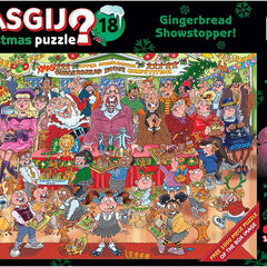 Wasgij Christmas 18 Gingerbread Showstopper Jigsaw Puzzle (2 x 1000 Pieces)