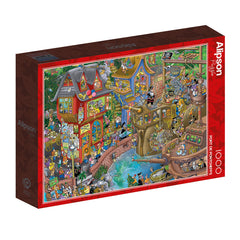 Alipson Pontcheffs Harbor, Steve Skelton Jigsaw Puzzle (1000 Pieces)